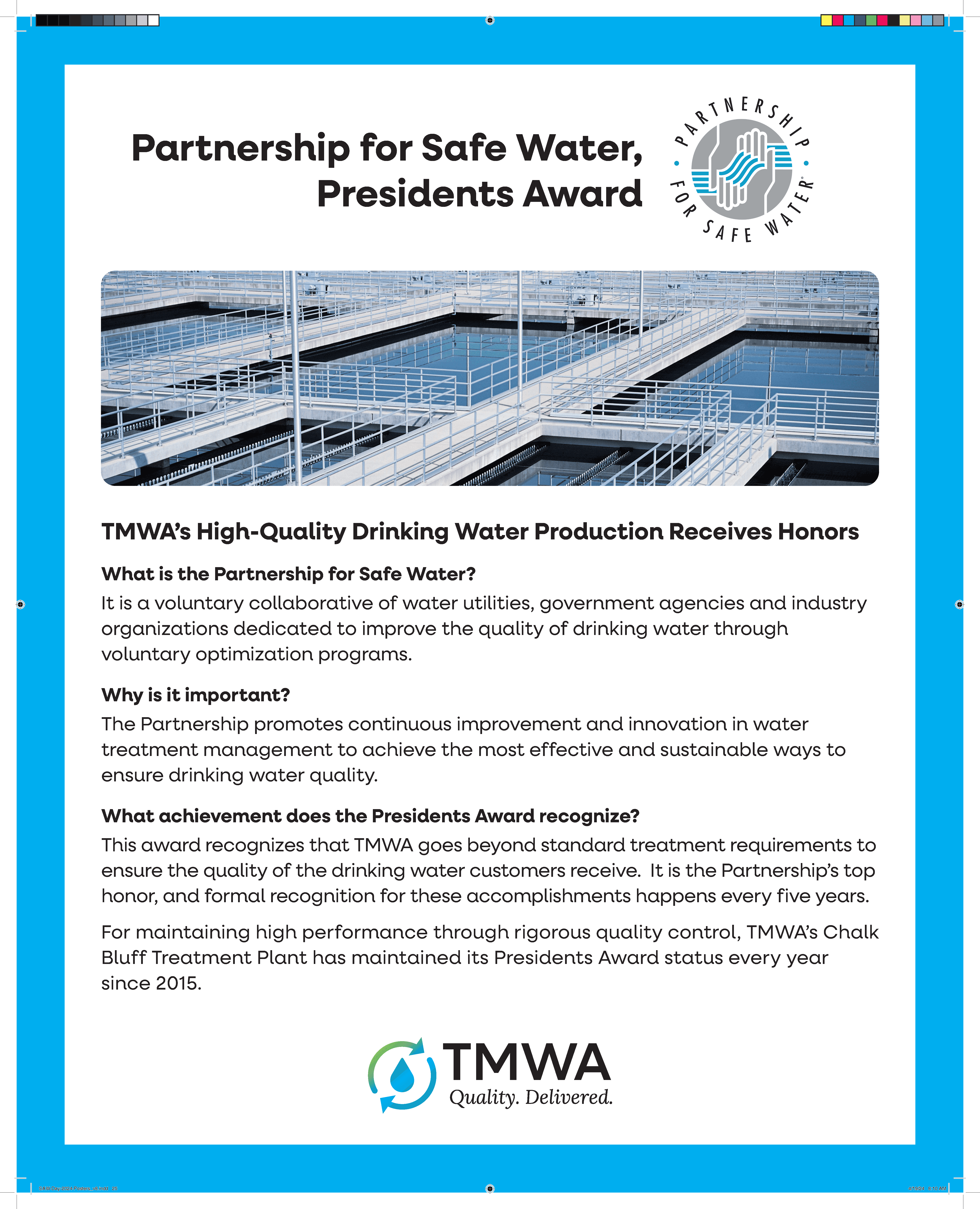 TMWA: Partnership for Safe Water Recognition Overview 
